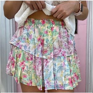 NWT Ruffle Mini Skirt p